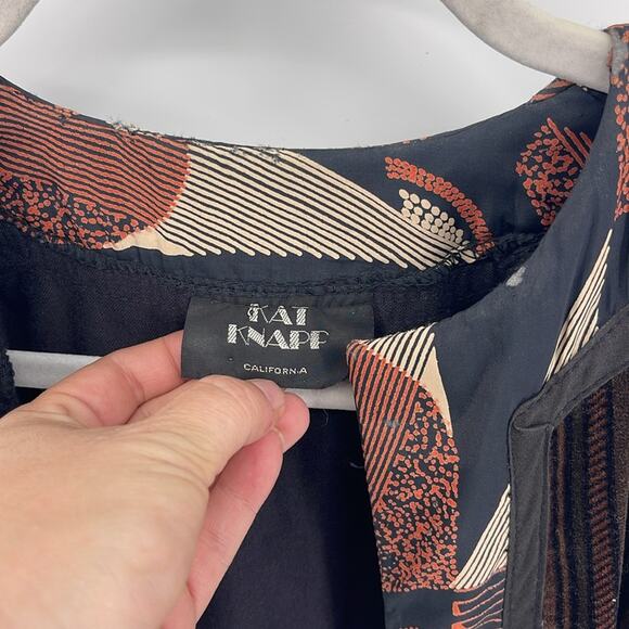 Vintage Kai Knapp velvet open front longline kimono style jacket - Picture 5 of 6